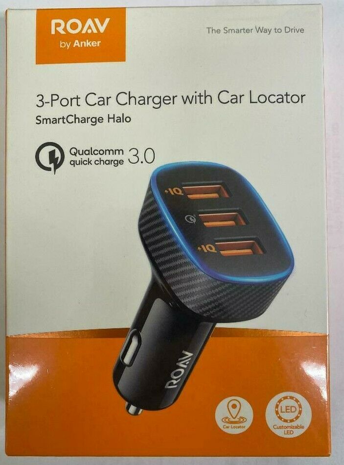 Anker ROAV - ROAV SmartCharge Vehicle Charger - Black