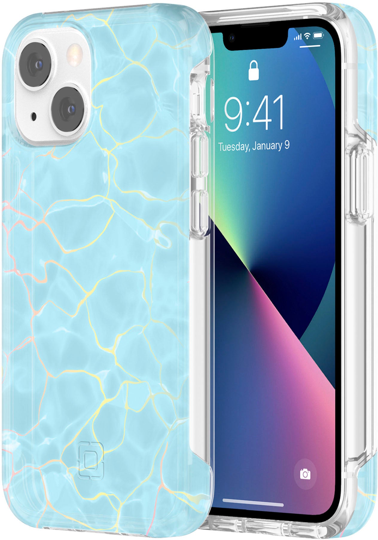 Incipio - Design Series Case for iPhone 13 Mini and iPhone 12 Mini - Rainbow