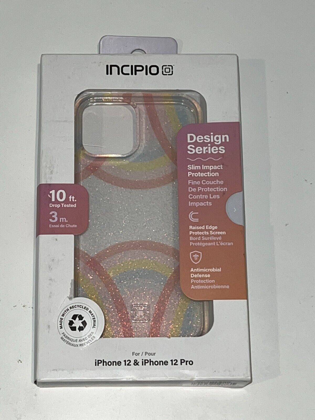 Incipio - Design iPhone Case for 12/12 Pro - Rainbow